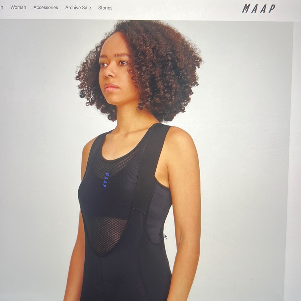 Women's team base layer black size Small